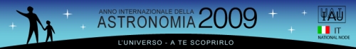 Banner Anno internazionale dell'astronomia