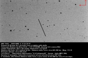 asteroide 2007 TU24