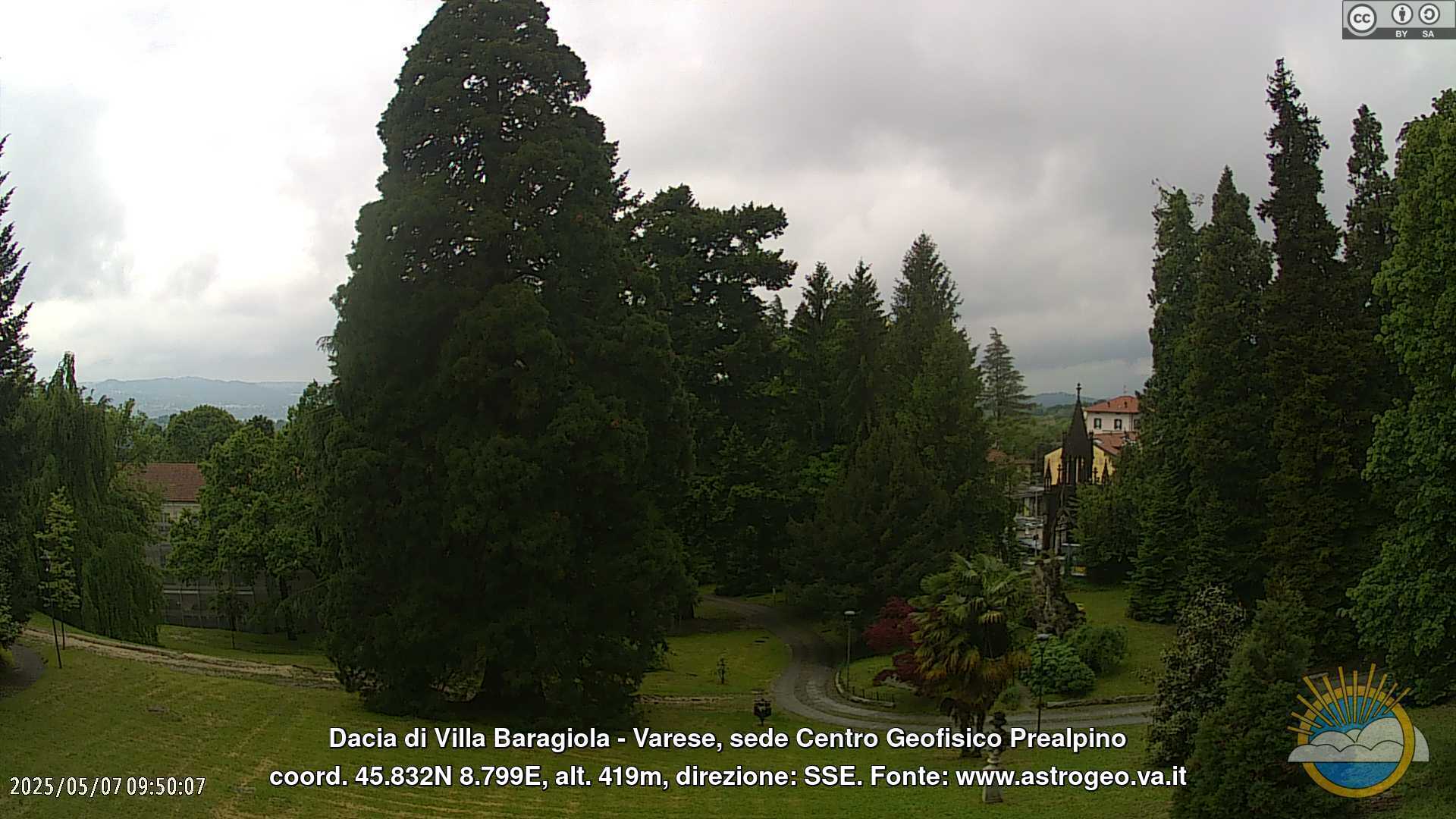 Preview delle webcam di Centro Geofisico