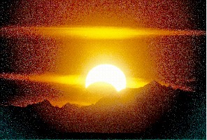 Immagine eclisse di sole