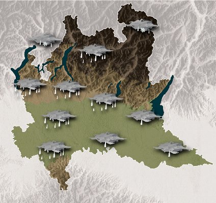 Mappa meteo Centro Geofisico Prealpino