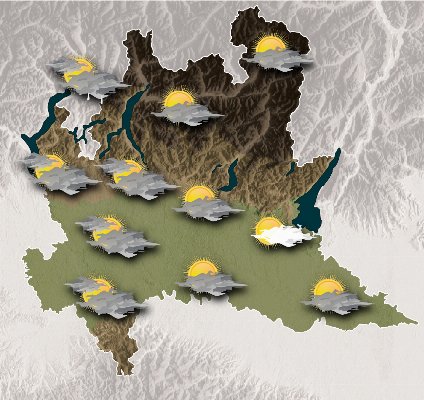 Mappa meteo Centro Geofisico Prealpino