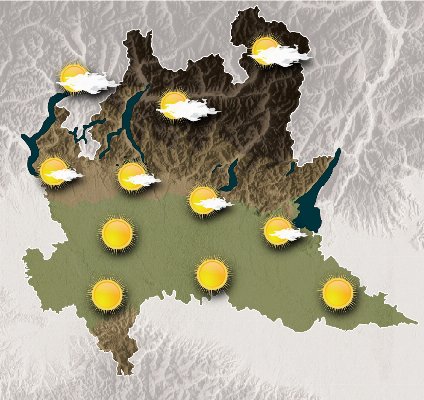 Mappa meteo Centro Geofisico Prealpino