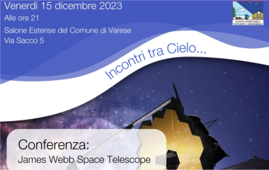Conferenza sul telescopio James Webb
