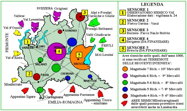 Localizzazione sismografi